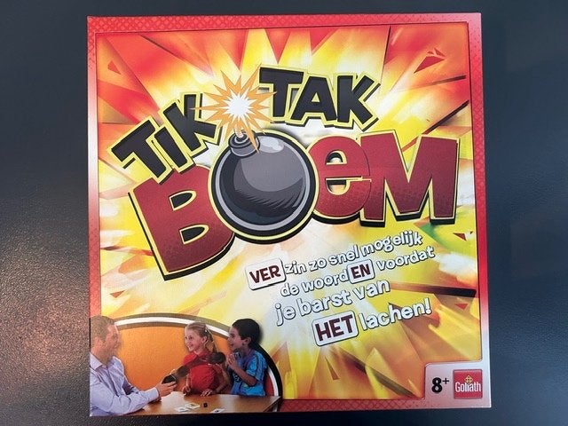 spel  - TIK TAK BOEM -, Vijf spelers of meer, Ophalen, Zo goed als nieuw