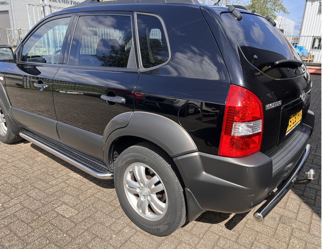 Kia Sportage 2004-2010 Sidebars buis 60 mm met RVS treeplank, Niet ingevuld, Niet ingevuld, Niet ingevuld