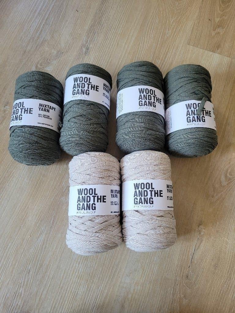 6x Wool and the Gang Mixtape Yarn, Ophalen of Verzenden, Nieuw, Breien of Haken, Wol of Garen