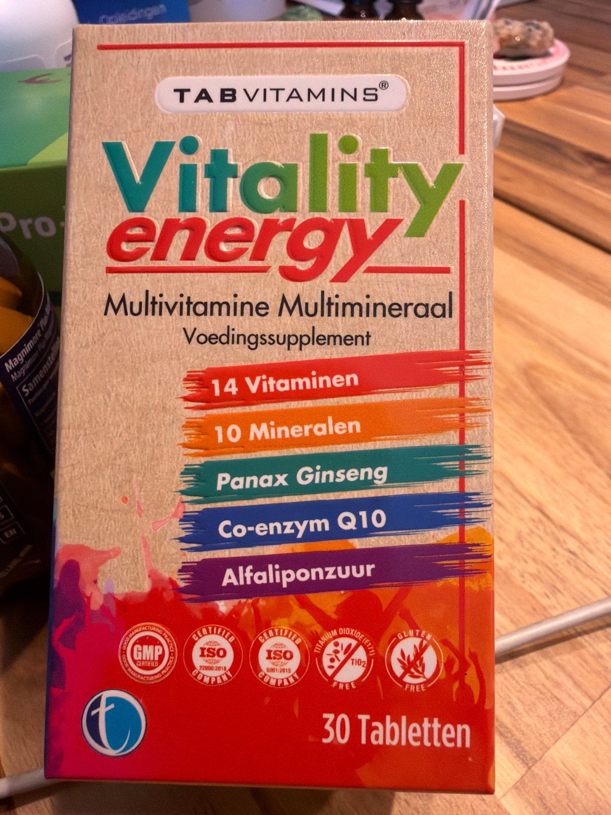 TAB Vitamins Vitality Energy Multivitamine Multimineraal, Ophalen of Verzenden, Nieuw, Poeder of Drank