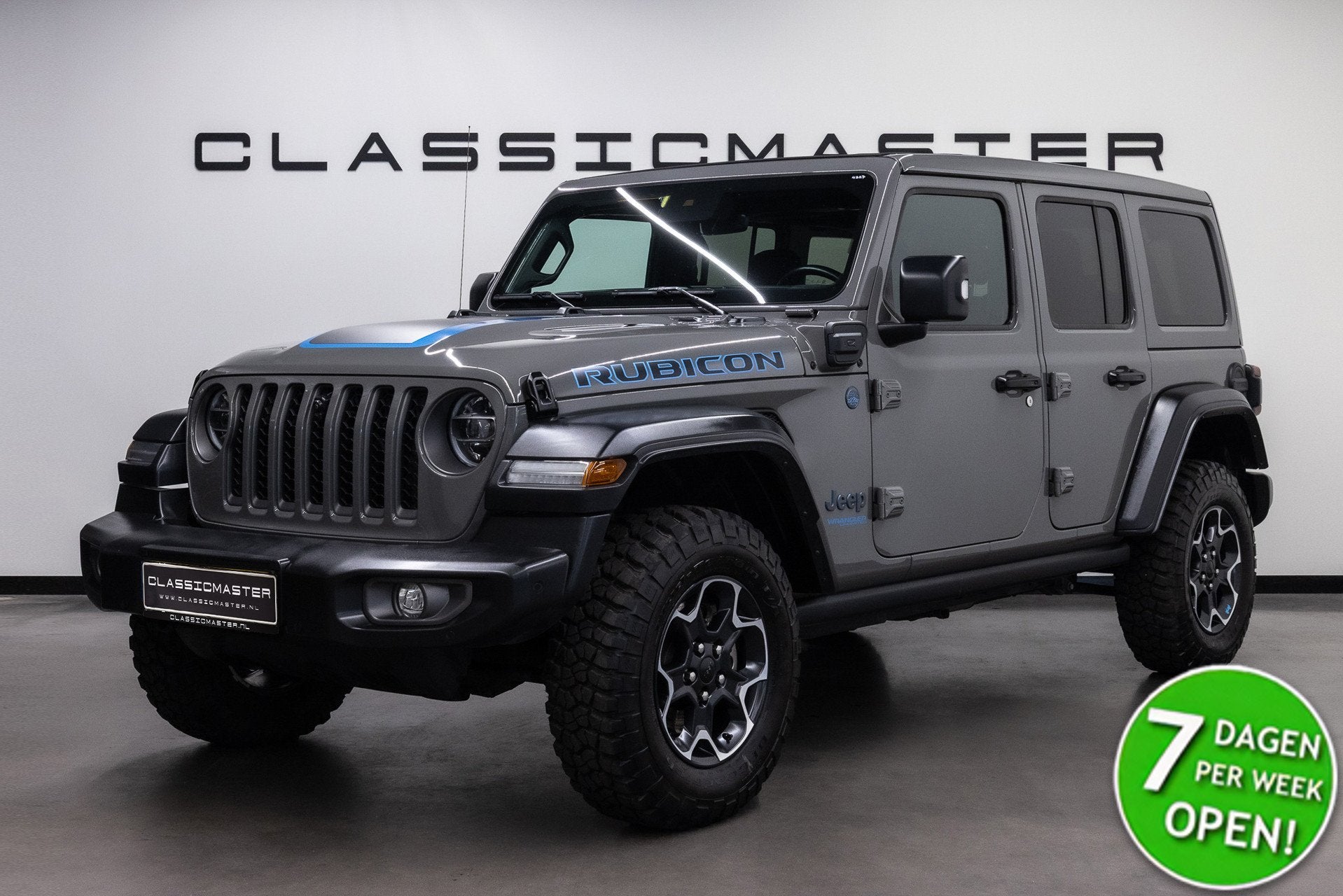 Jeep Wrangler Unlimited 4xe 380 Rubicon Dealer auto, Auto's, Automaat, 4 cilinders, Cabriolet, Vierwielaandrijving