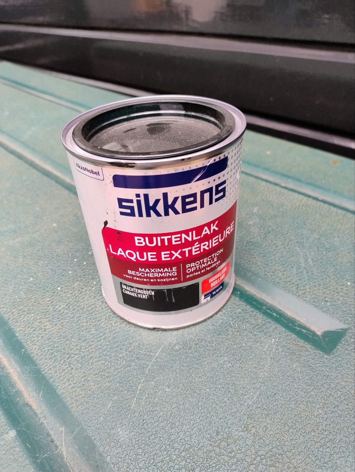 Sikkens Buitenlak Grachtengroen, Nieuw, Ophalen of Verzenden, Lak, Minder dan 5 liter