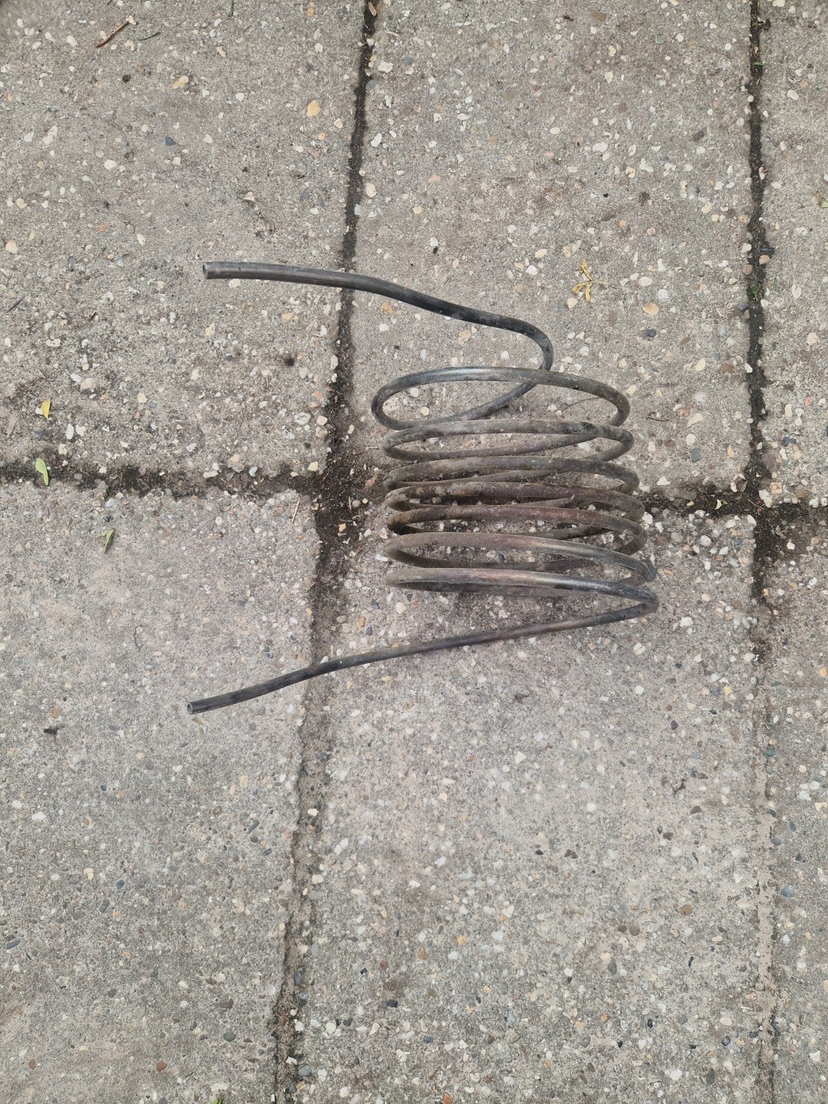 Metalen spiraal, Ophalen, Minder dan 10 meter