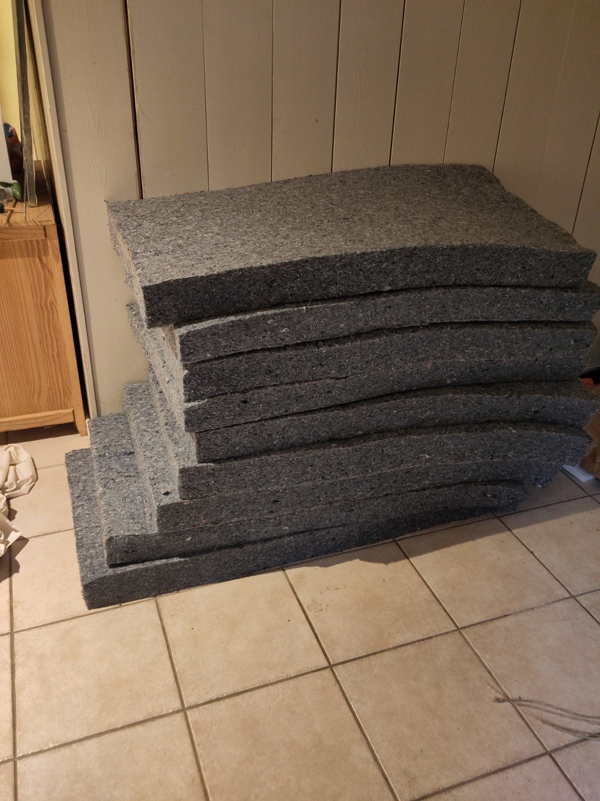 Ecologische Bio Katoen Isolatieplaten, Ophalen, Overige materialen, 4 tot 8 cm, Vloerisolatie
