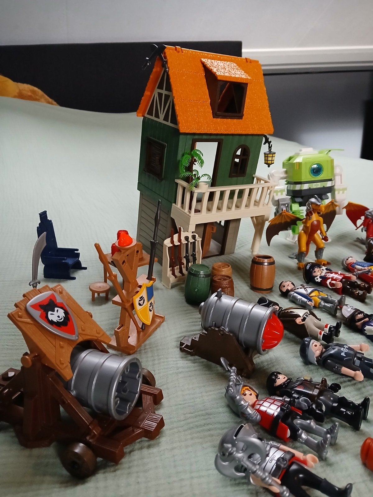 Uitgebreide Playmobil Verzameling met Huis en Figuren, Ophalen, Gebruikt, Complete set, Figuren