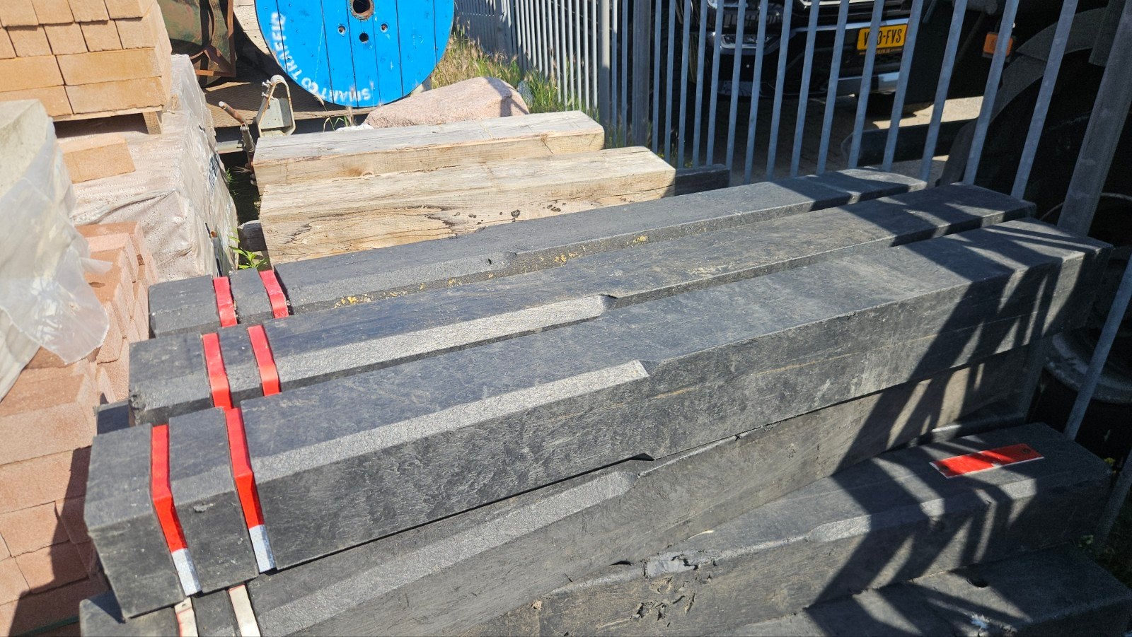 Gebuikte zwarte diamantkoppalen, Ophalen, Minder dan 180 cm, Planken