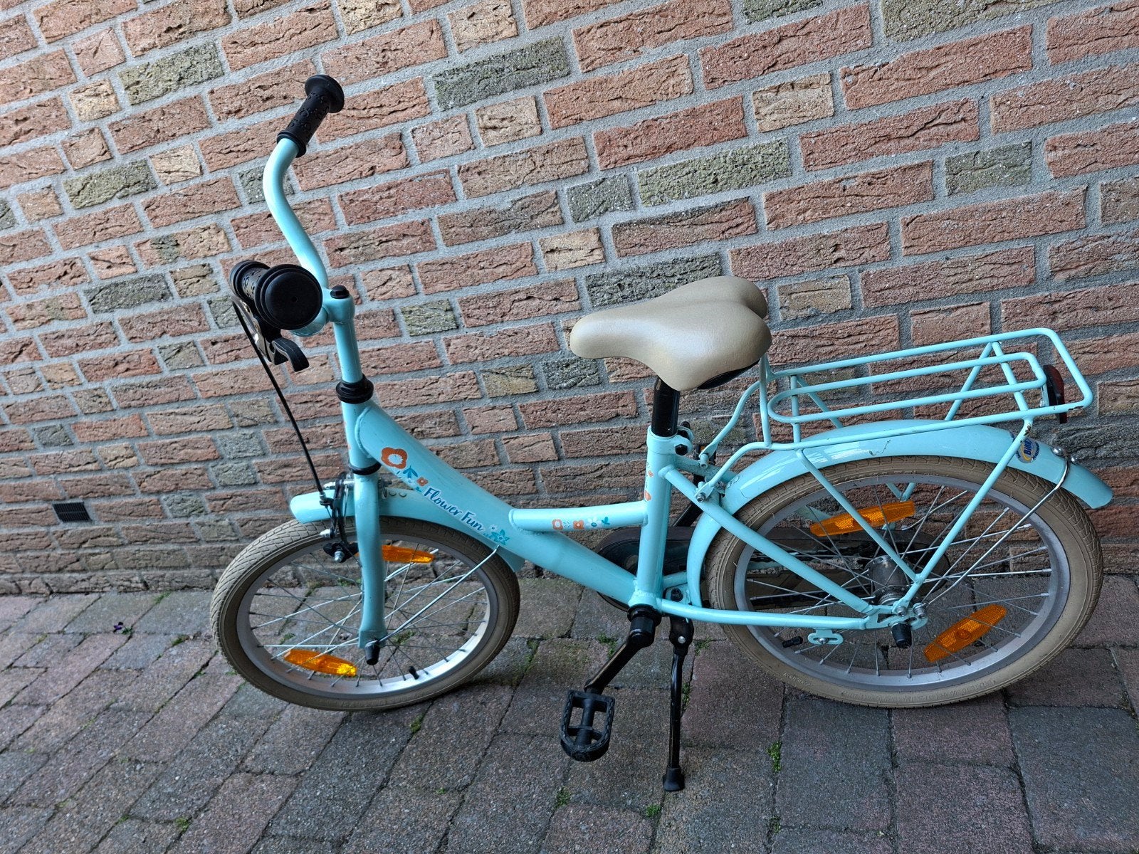 Fiets kinderfiets meisje, Ophalen of Verzenden, Gebruikt, 18 inch