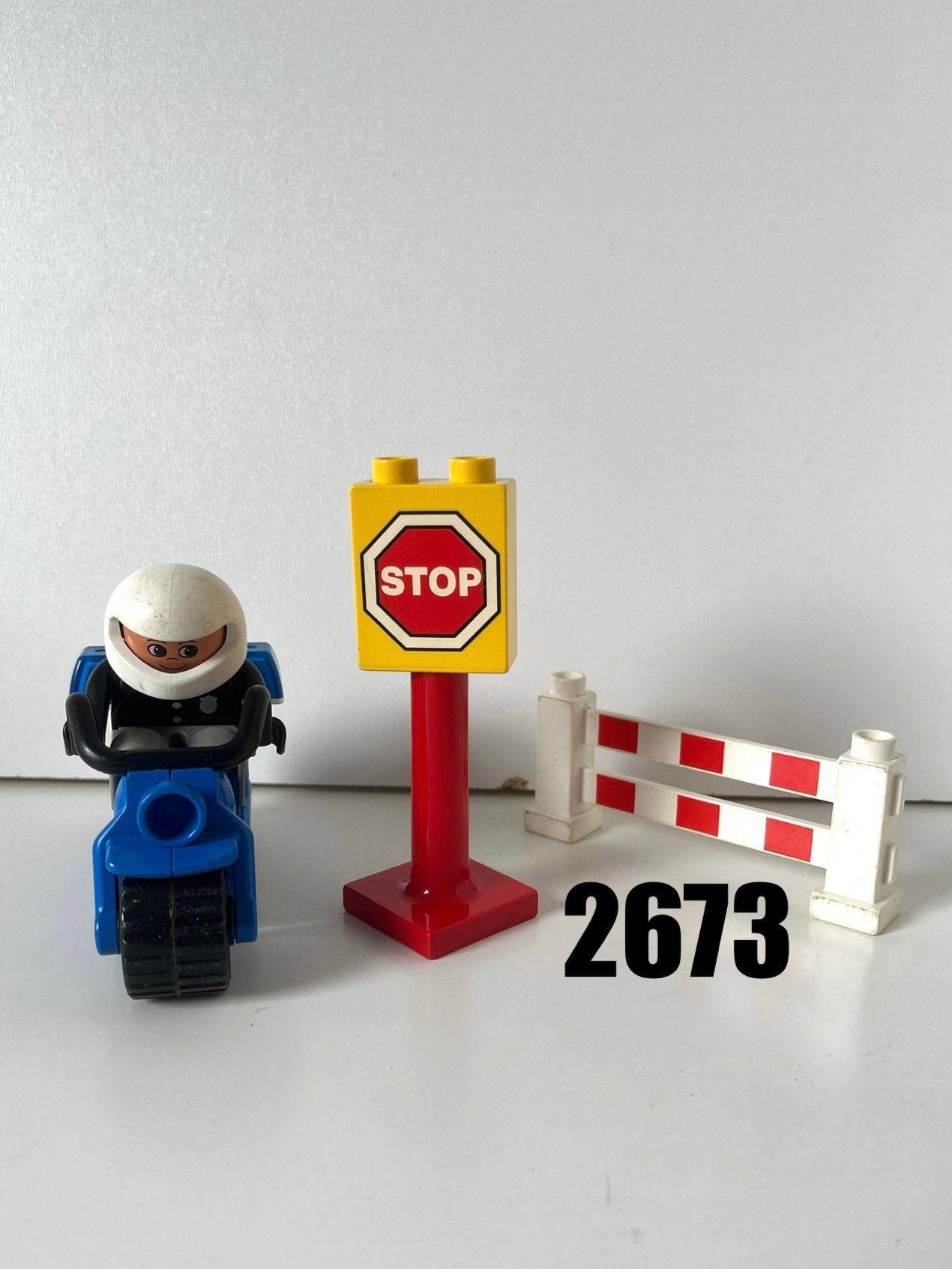 Lego Duplo 2673 - Politie Motor, Ophalen of Verzenden, Gebruikt, Duplo