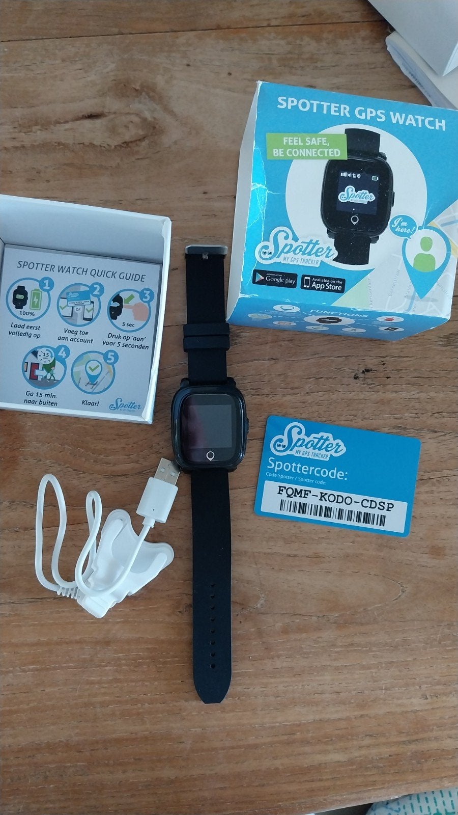Spotter gps watch, Ophalen of Verzenden, Zo goed als nieuw, Overige accessoires, Spotter