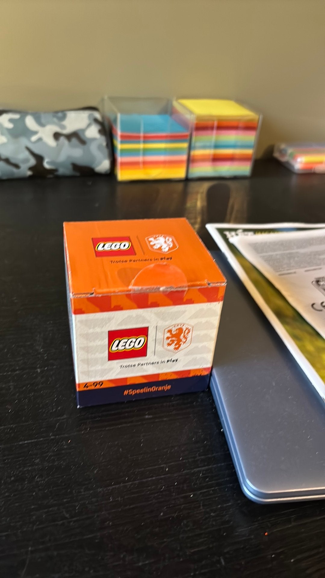 Oranje lego steentjes KNVB WK, Ophalen, Nieuw, Losse stenen, Lego