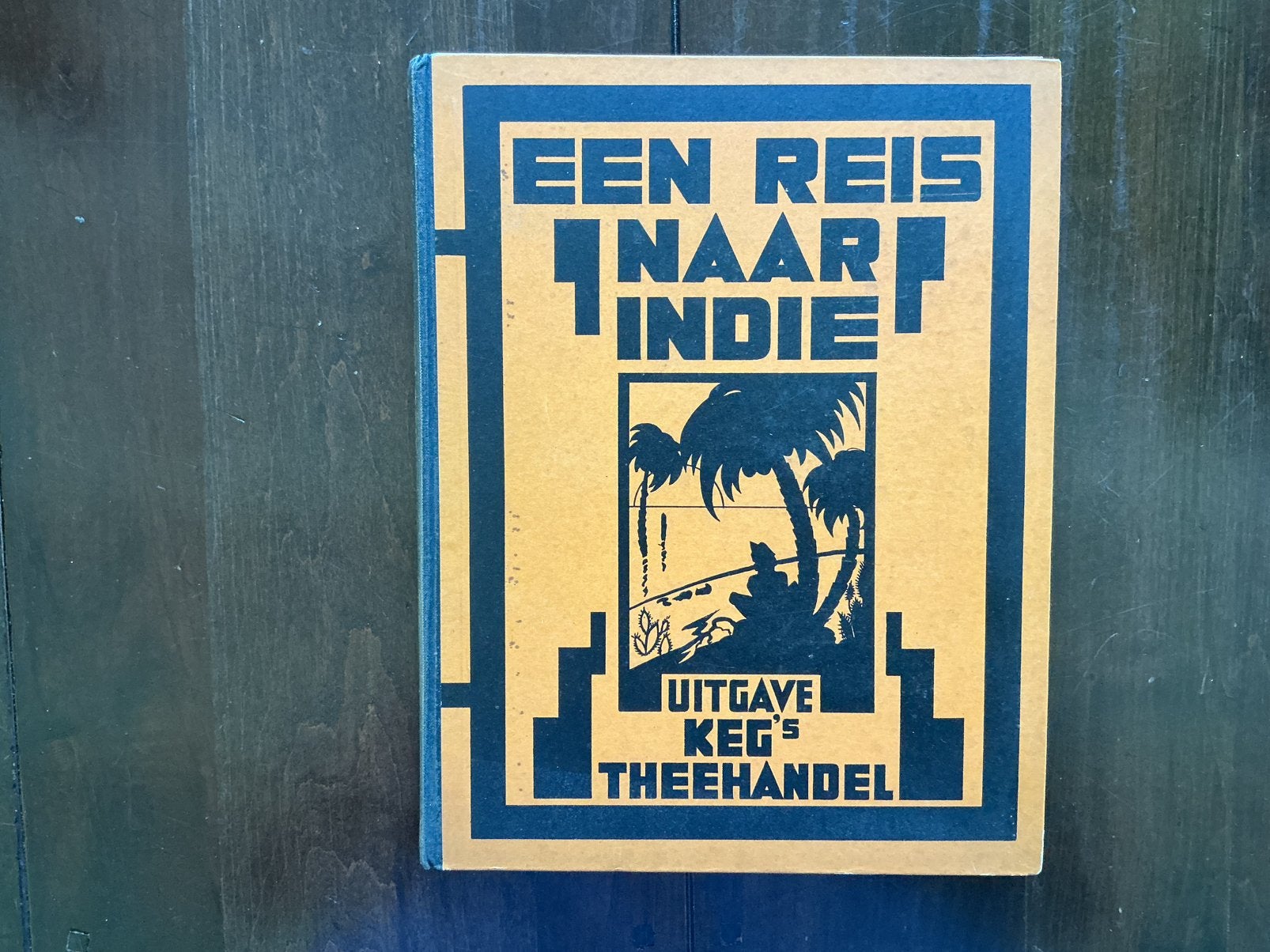Een reis naar Indie  Keg theehandel, Ophalen of Verzenden, Europa