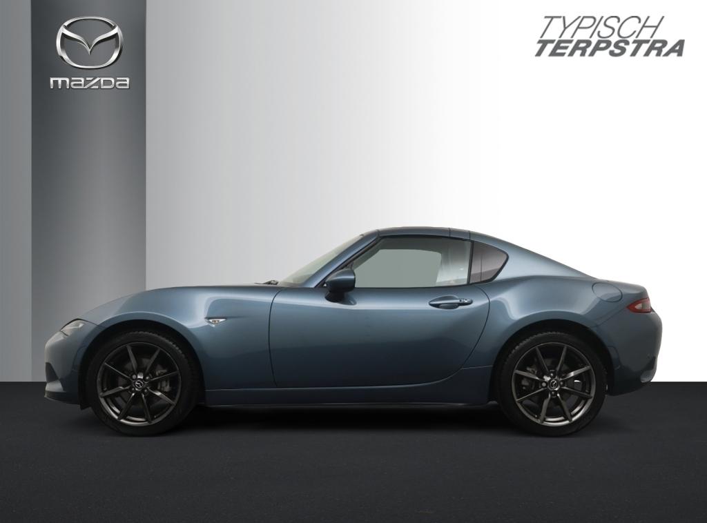 Mazda MX-5 RF 2.0 Skyactiv-G 160pk GT-M Nappa Brown Leather, Auto's, Mazda, Keurmerk '100% Onderhouden', 15 km/l, Euro 6, 4 cilinders
