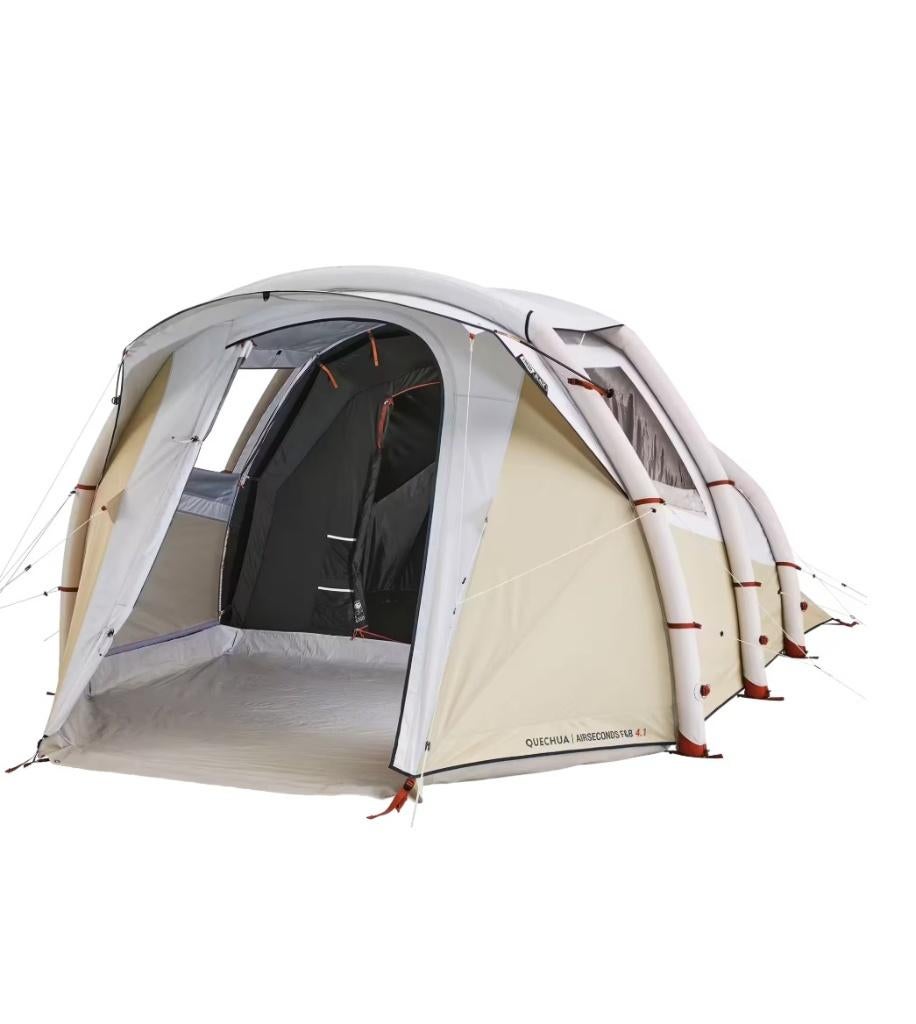Opblaasbare tent, Caravans en Kamperen, Ophalen, Zo goed als nieuw, Tot en met 4
