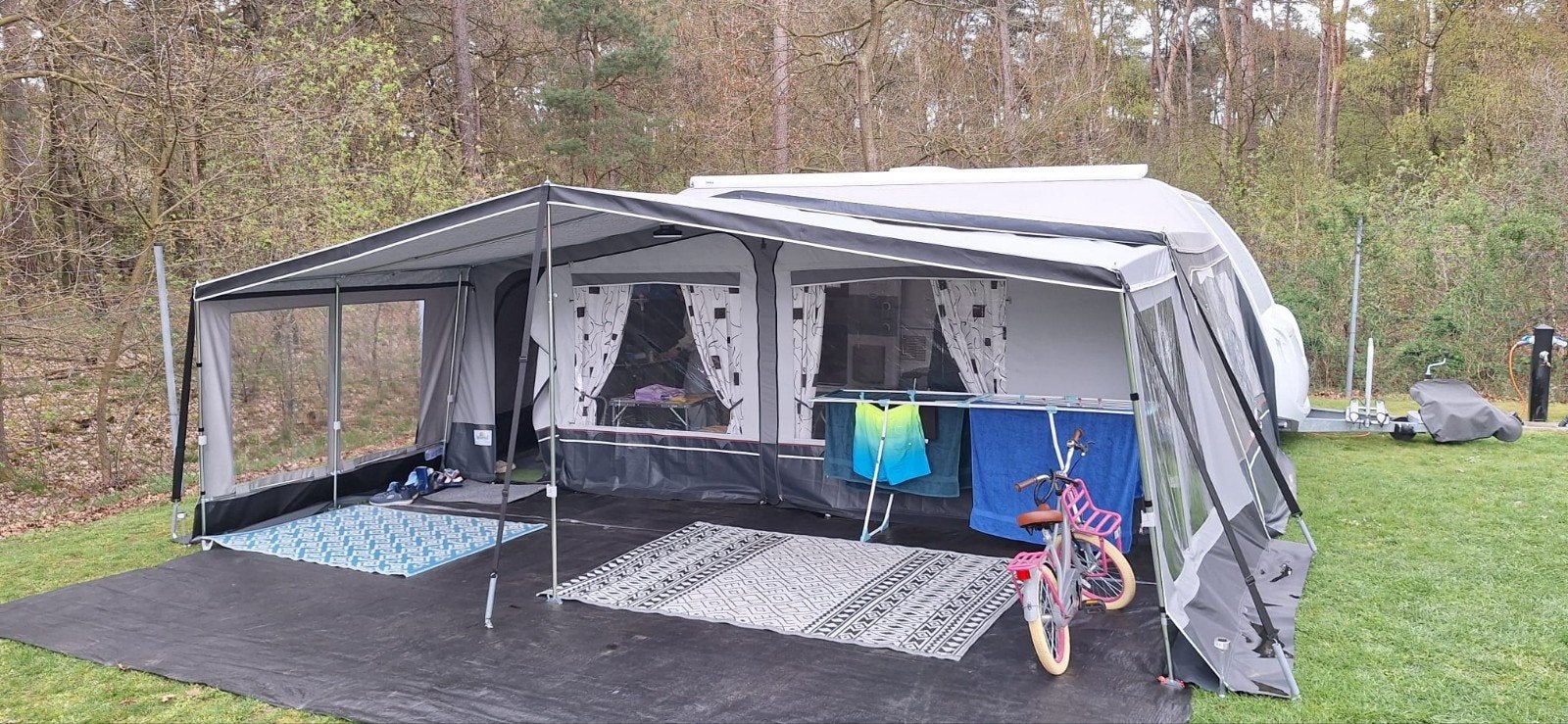 Brand Voortentluifel Parasol HD maat 14. Nog geen jaar oud!!, Ophalen, Zo goed als nieuw, Brand