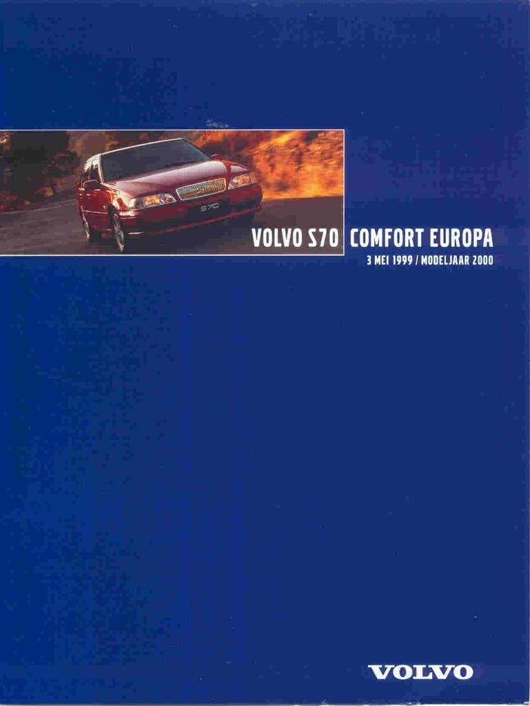 Volvo S70 Comfort Europa (mei 1999), Ophalen of Verzenden, Nieuw, Volvo