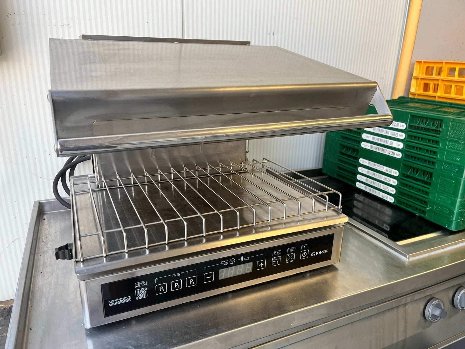 Giorik Horeca Salamander Grill RVS - Zo goed als nieuw!, Ophalen, Gebruikt