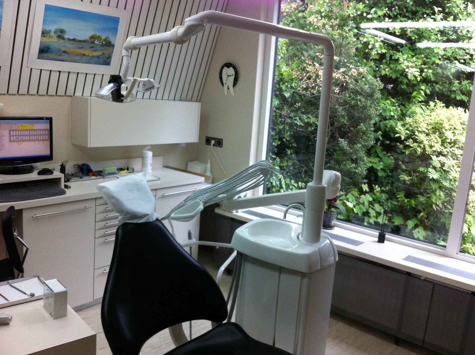 Tandarts compleet stoel mondhygiëne, Ophalen