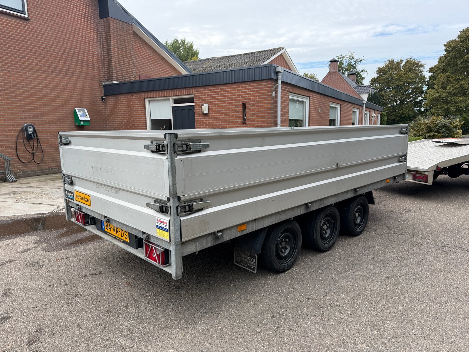 Hapert plateau 400x200 3 ASSER, oprijplaten ZEER NETJES, Auto diversen, Ophalen, Zo goed als nieuw