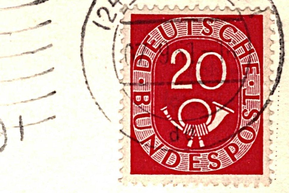 936091 Volendam Klederdracht 1951 Gelopen met zegel, Ophalen of Verzenden, 1940 tot 1960, Gelopen, Noord-Holland
