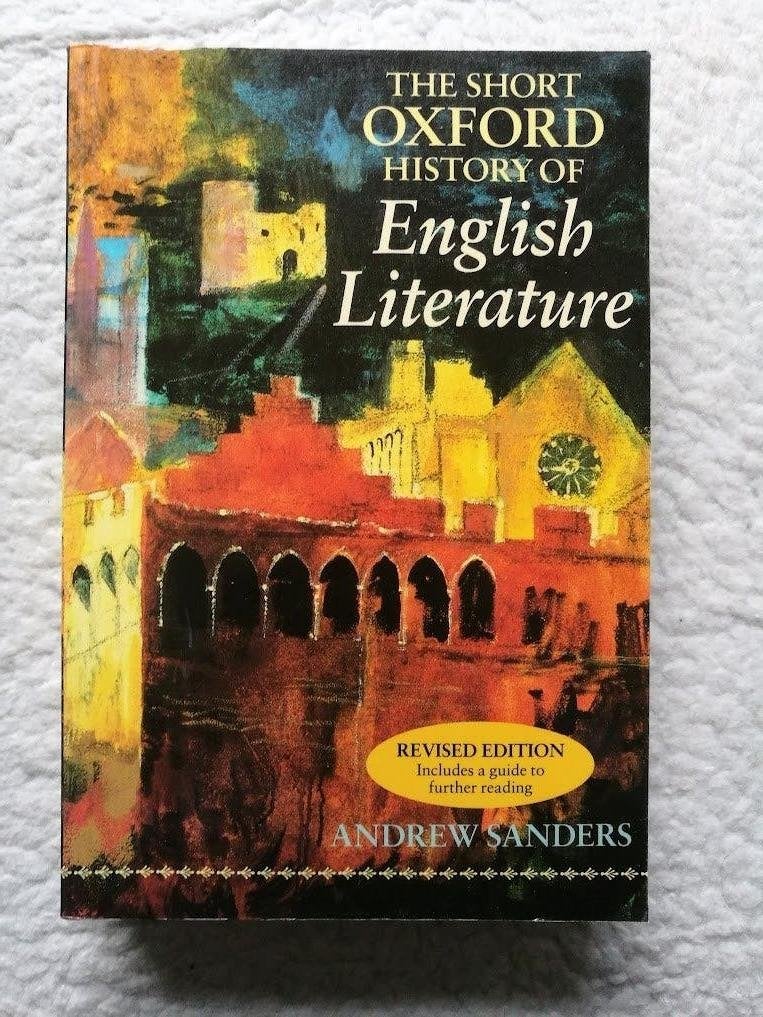 Sanders - The Short Oxford History of English Literature, Boeken, Ophalen of Verzenden, Gelezen, Andrew Sanders