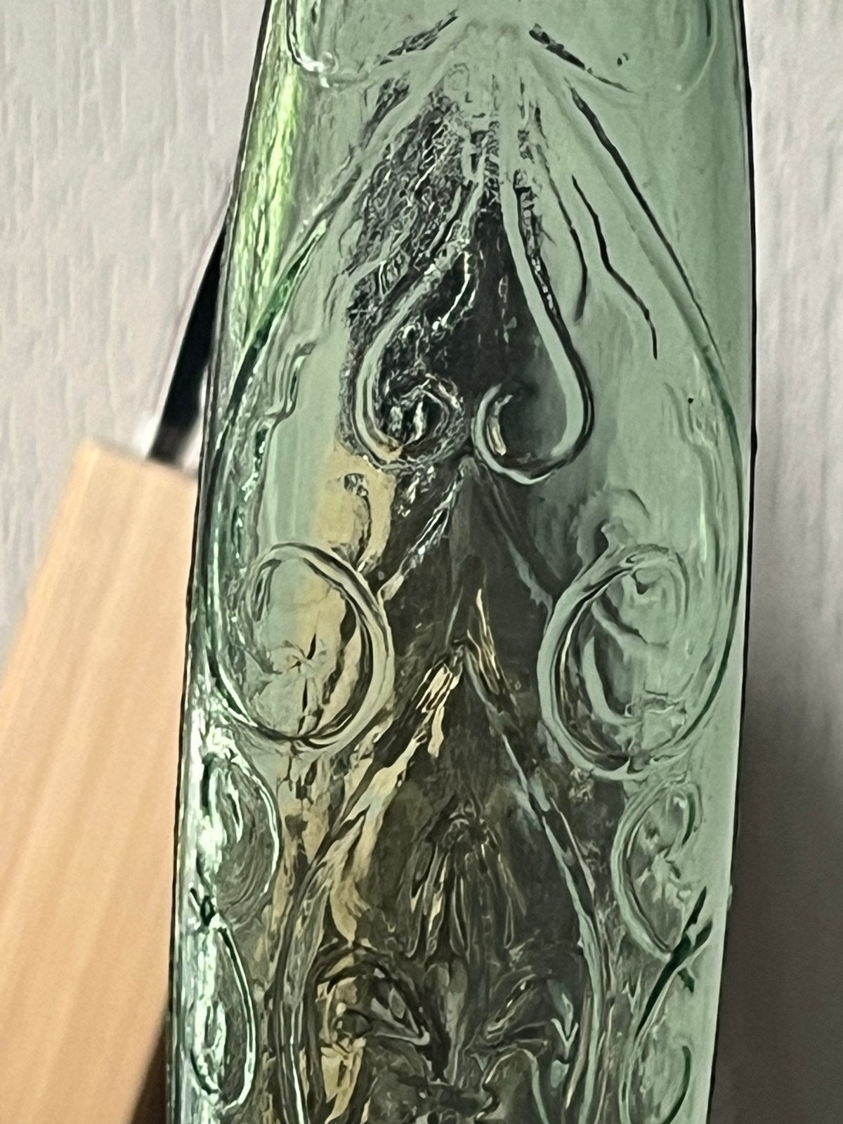 Vintage Florentijnse Glazen Fles - Handgemaakt, Ophalen