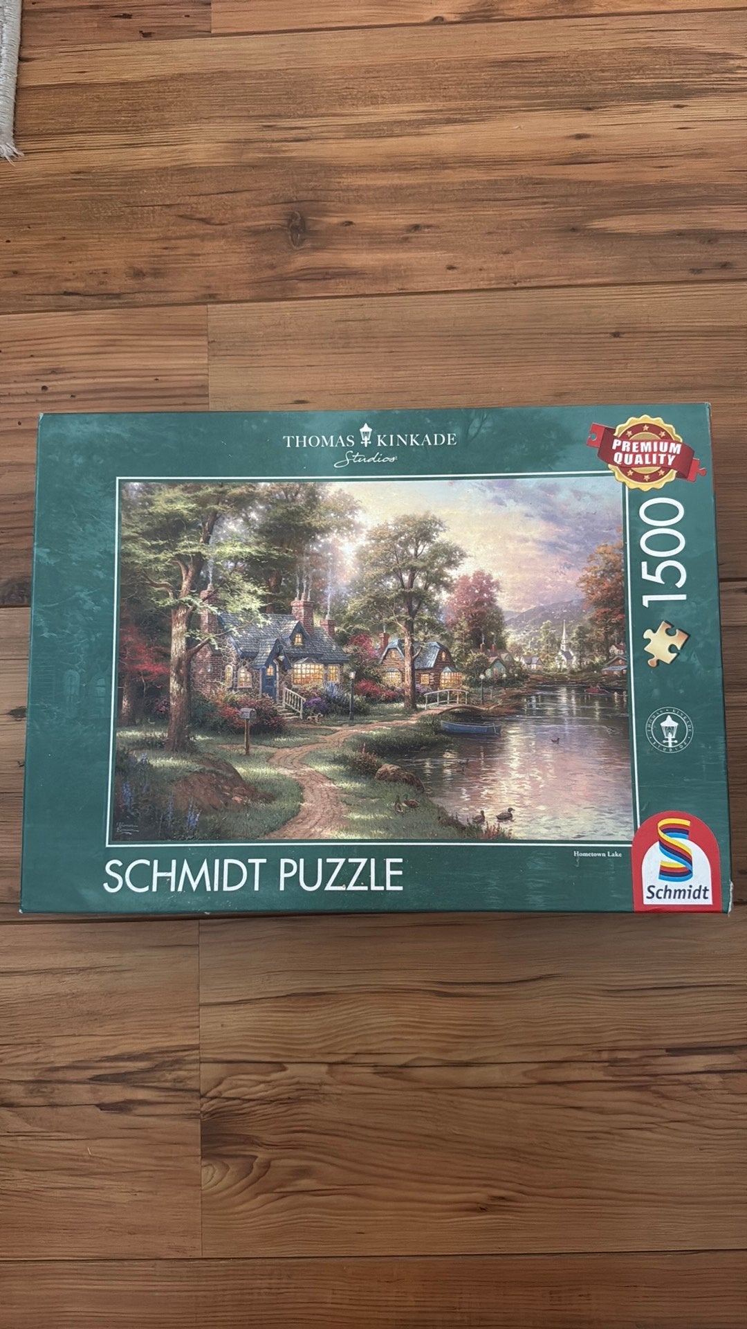 Schmidt boshuisjes puzzel, Ophalen, 500 t/m 1500 stukjes, Zo goed als nieuw