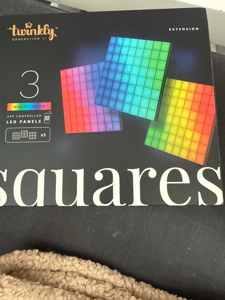 Twinkly Squares LED Panelen - Uitbreiding (3 stuks), Ophalen of Verzenden, Nieuw