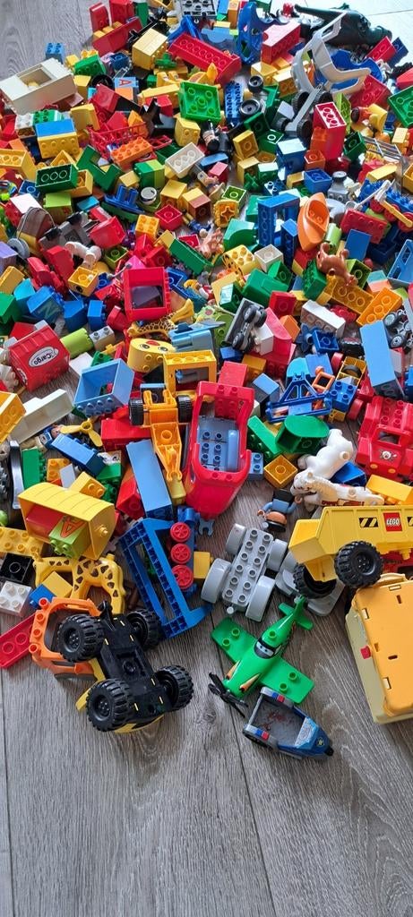 Twaalf kilo duplo lego. Plus kistbank, Ophalen of Verzenden