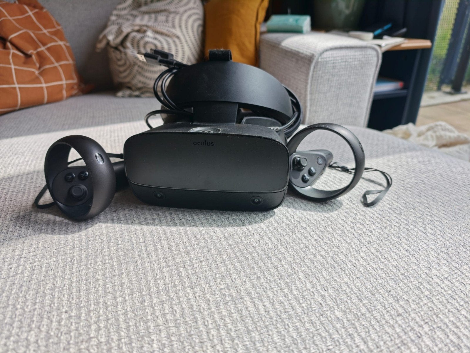 Oculus Rift S met controllers, Ophalen of Verzenden, Gebruikt, Pc