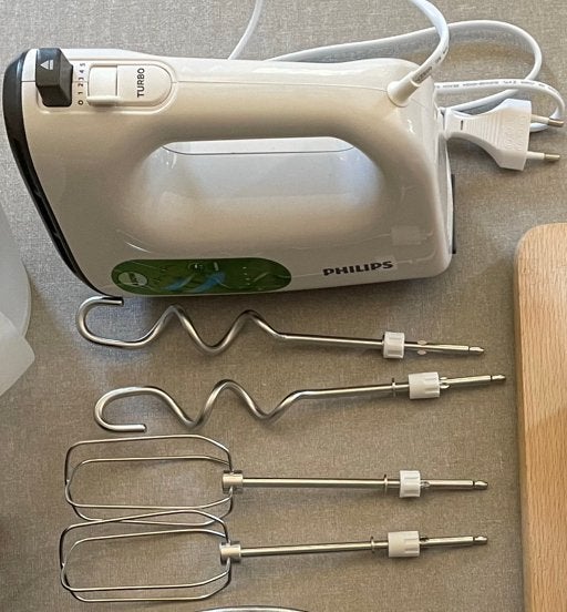 Handmixer Philips, Witgoed en Apparatuur, Keukenmixers, Nieuw, Minder dan 1 liter, 3 snelheden of meer, Ophalen of Verzenden