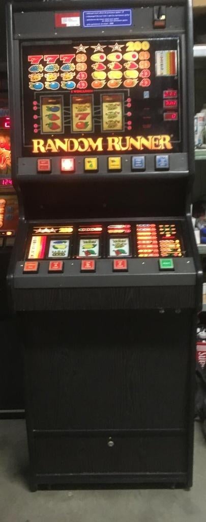 Gokautomaat "Random Runner" (1988), Verzamelen, Automaten | Gokkasten en Fruitautomaten, Euro, Ophalen, Gebruikt, Met sleutels