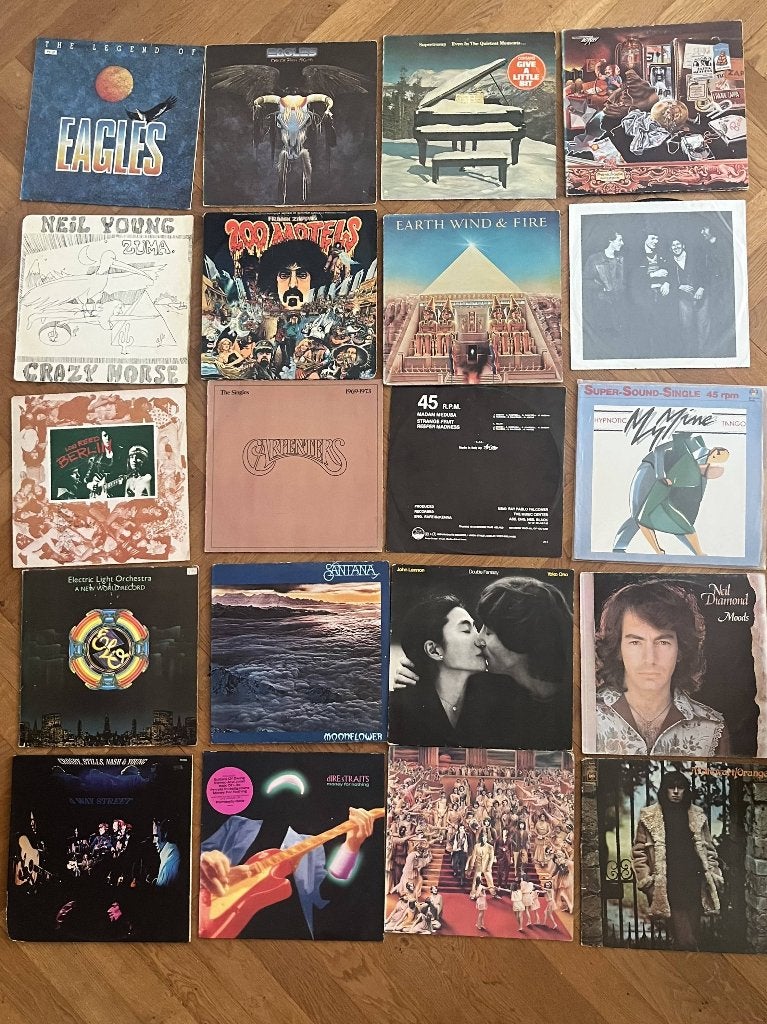 Collectie platen, Cd's en Dvd's, Vinyl | Pop, Ophalen, Gebruikt, 12 inch, Rock