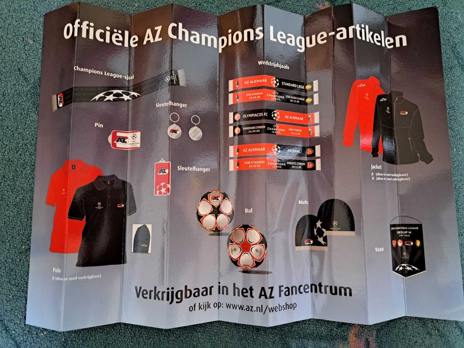 Op zoek naar Champions League items AZ Alkmaar!, Ophalen of Verzenden, AZ, Vaantje of Sjaal