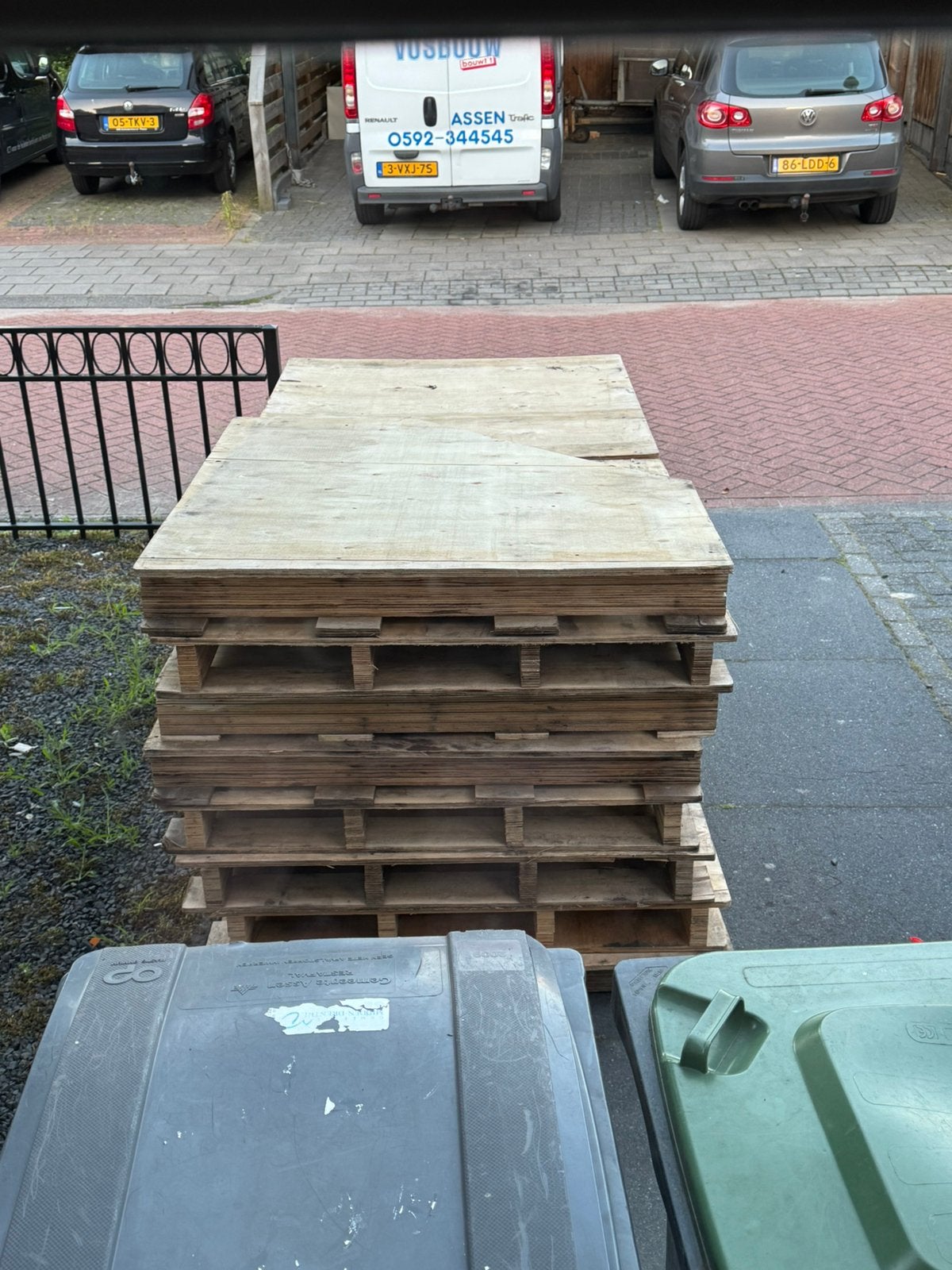 Gratis pallets - voortebt unico 495, Ophalen, Zo goed als nieuw, Hout