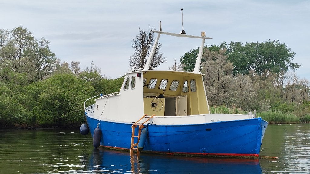 visserssloep, Watersport en Boten, 9 m, Binnenboordmotor, Diesel, Vissloep