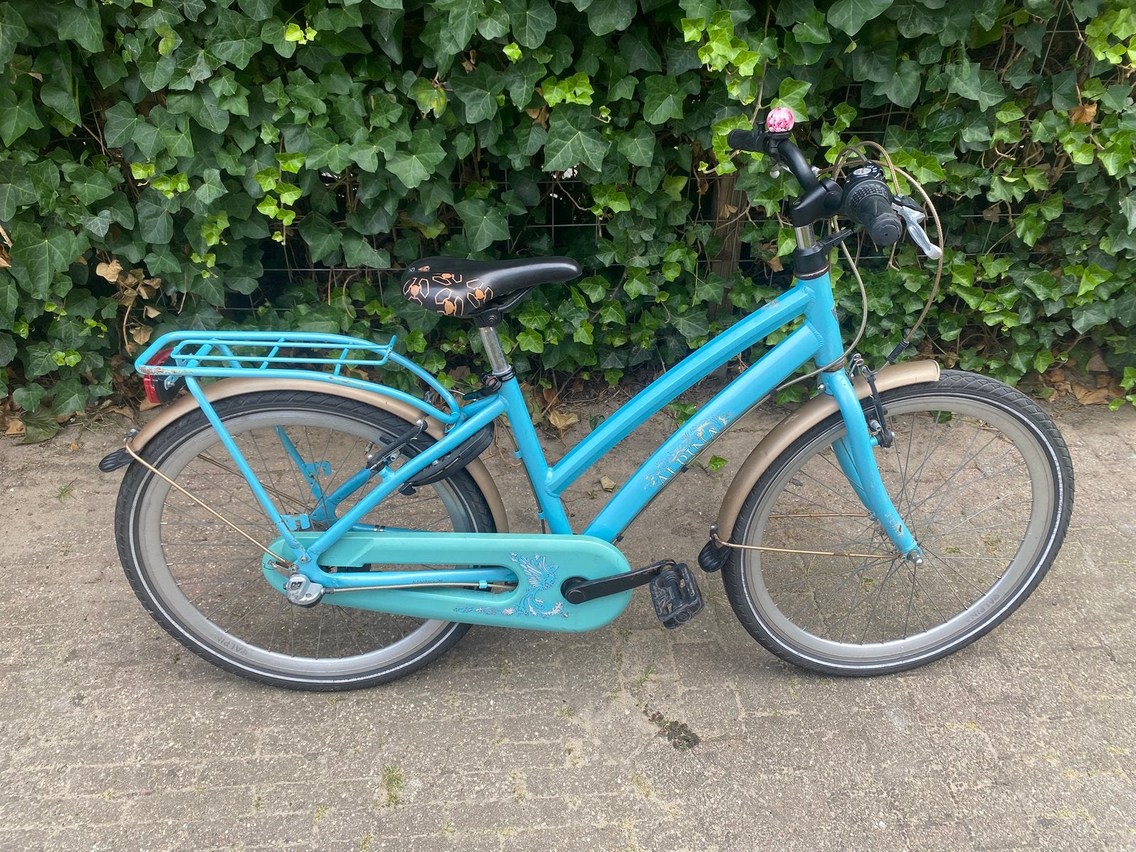 Fiets meisje Alpina 24 inch, Fietsen en Brommers, Fietsen | Meisjes, Ophalen, Terugtraprem, 24 inch, Versnellingen