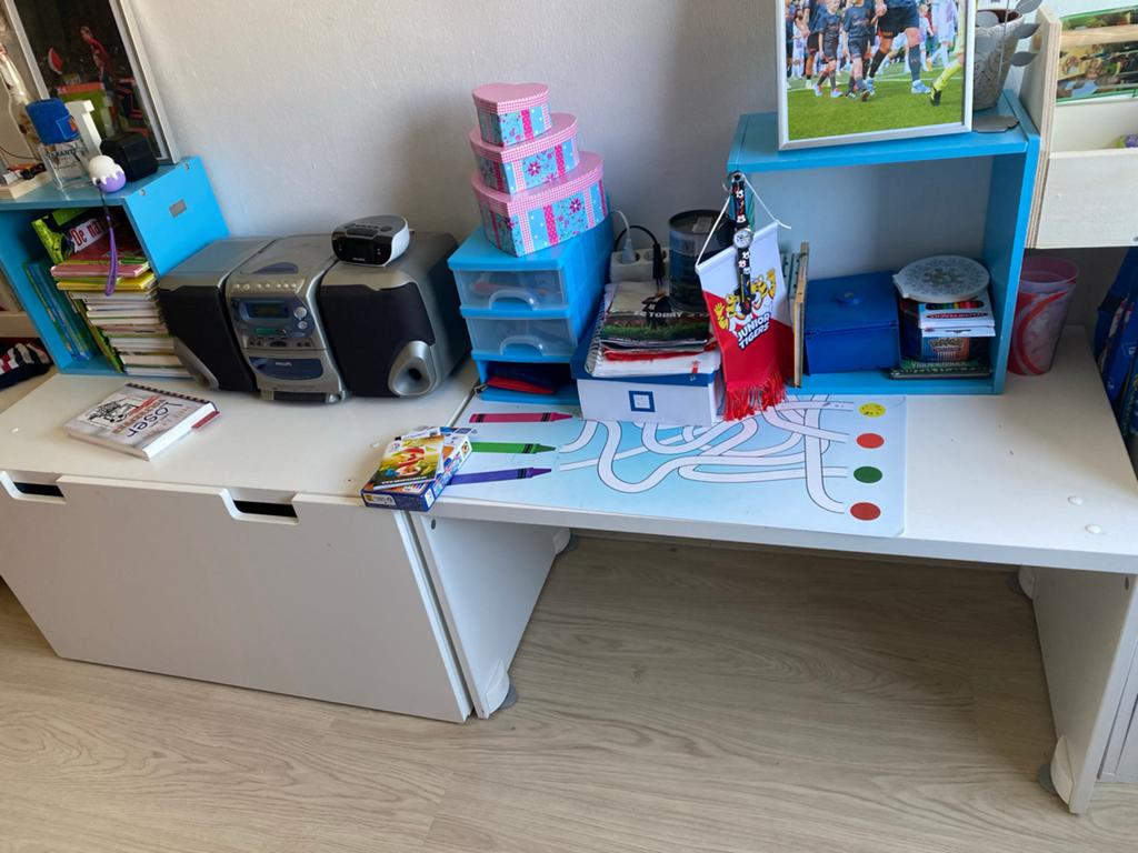IKEA Stuva Bureau met 2 Kasten en Lade, Ophalen, Gebruikt, Met lades, Spaanplaat of MDF