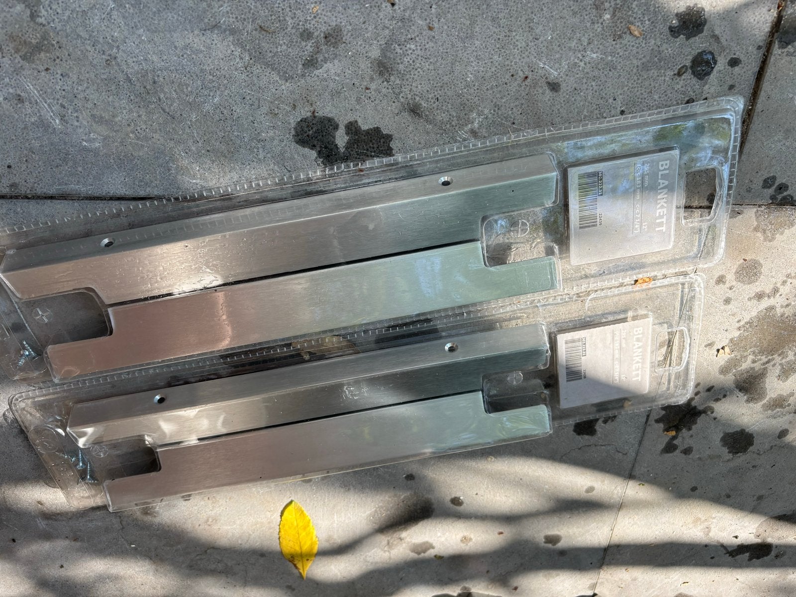 IKEA Blankett handgrepen voor PAX kast - 4 stuk - zilver RVS, 250 mm of meer, Overige typen, Nieuw, Ophalen of Verzenden