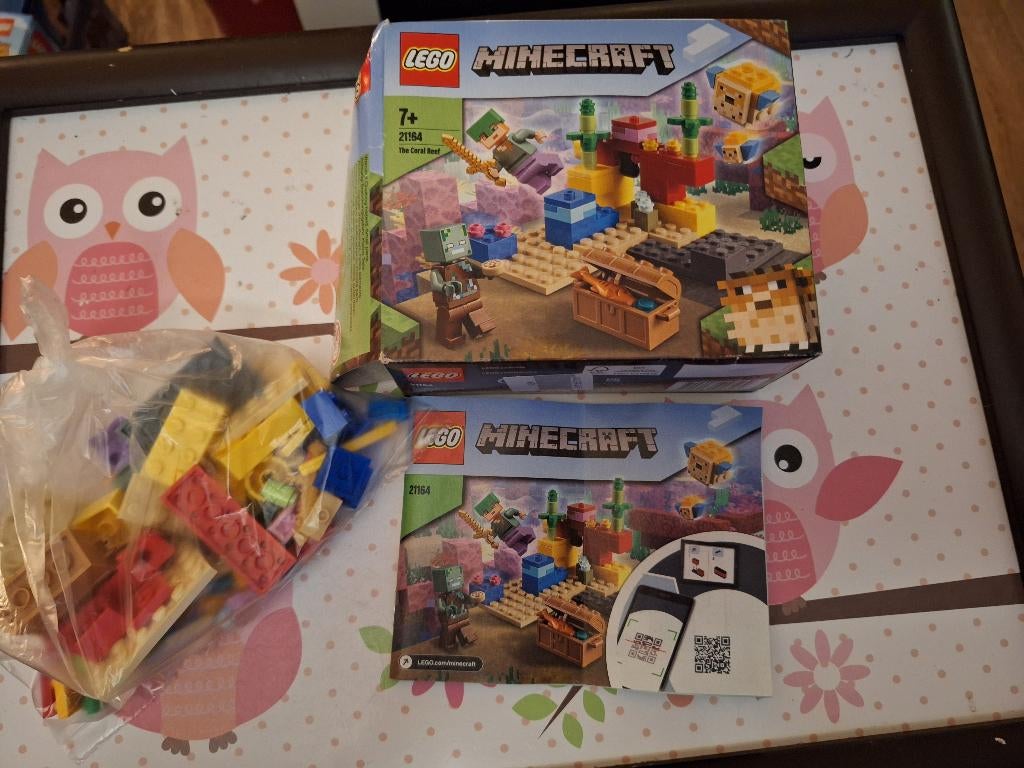 Lego Minecraft sets, Compleet, Minecraft, Lego, Ophalen of Verzenden