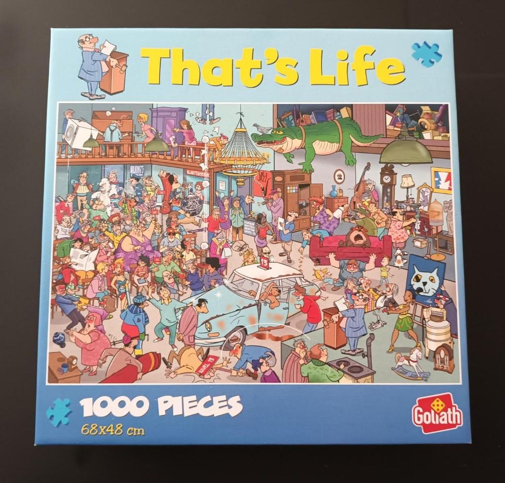 Puzzel That 's Life Veilingen, Hobby en Vrije tijd, Denksport en Puzzels, Ophalen of Verzenden, 500 t/m 1500 stukjes, Zo goed als nieuw