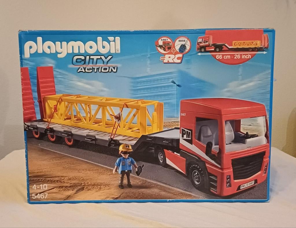 Playmobil Zware Vrachtwagen 5467, Ophalen of Verzenden, Zo goed als nieuw, Complete set
