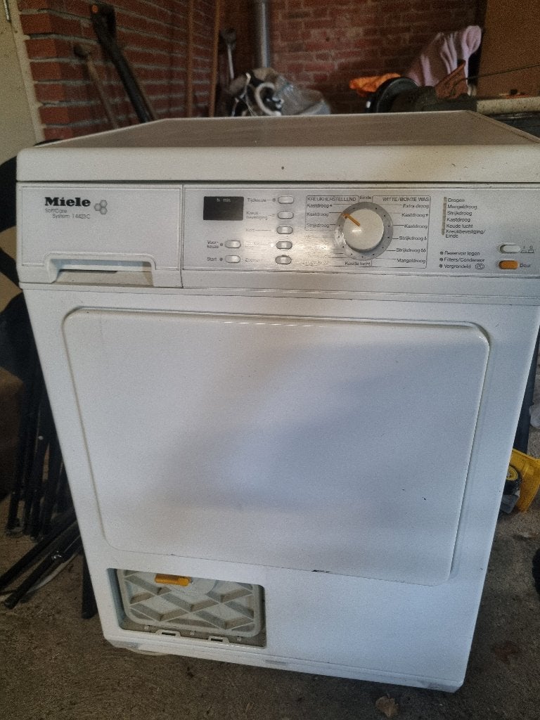 Miele condens Wasdroger, Ophalen, 6 tot 8 kg, Gebruikt, Voorlader