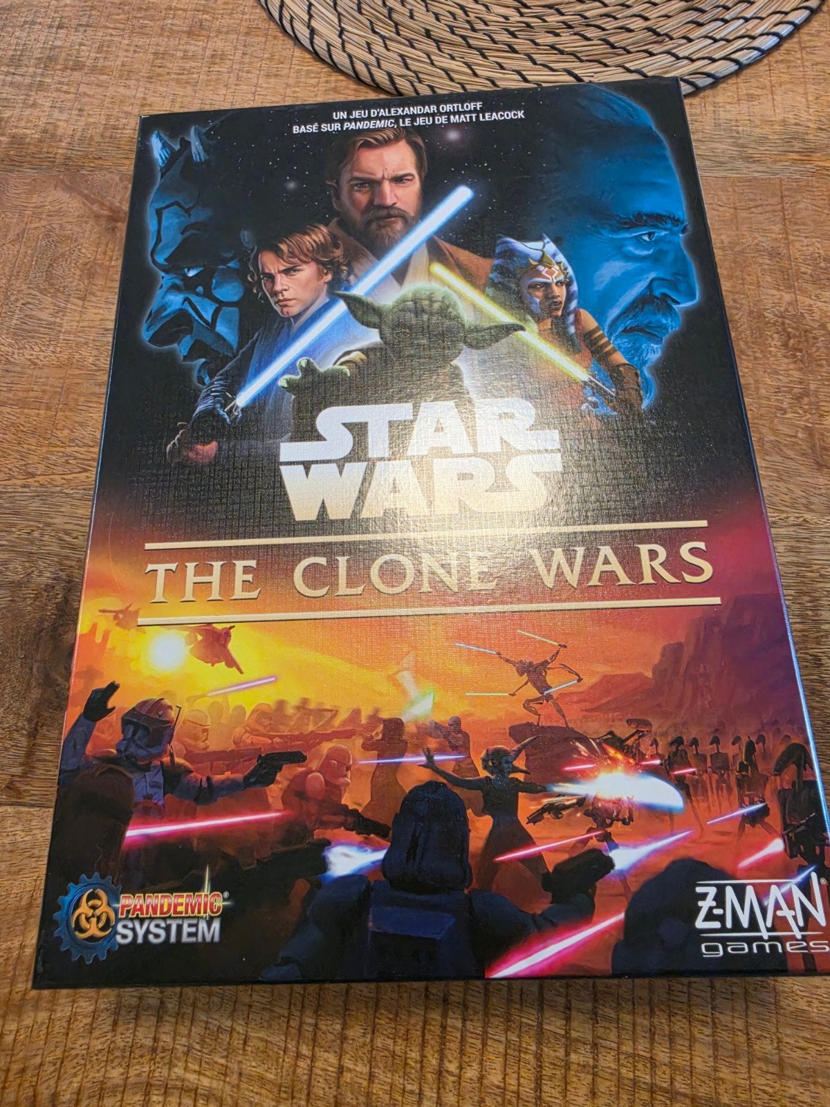 Star Wars: The Clone Wars Boardgame, Vijf spelers of meer, Ophalen of Verzenden, Zo goed als nieuw, Z-Man Games