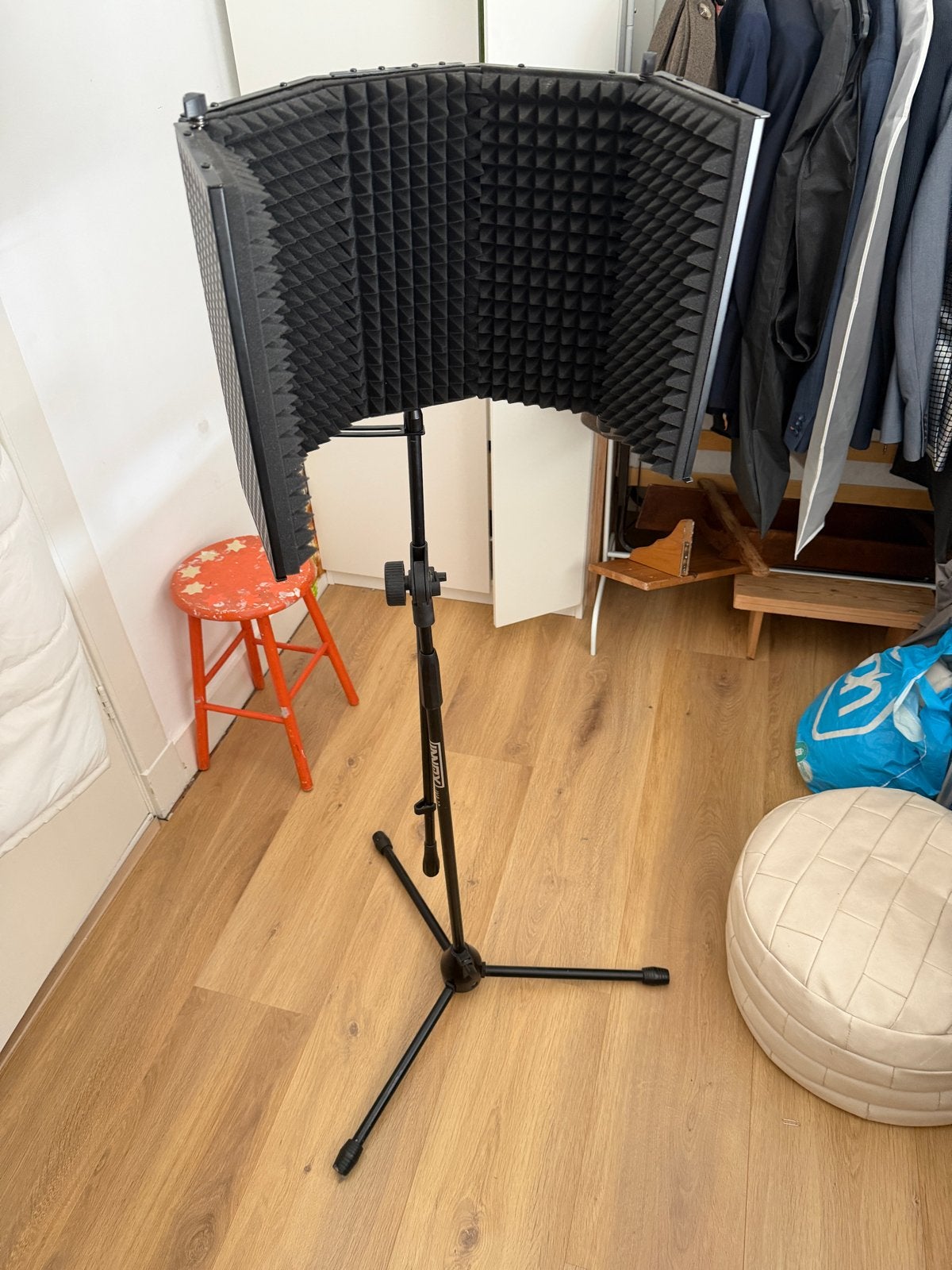 Devine RF 30 reflectiefilter met INOX IVA 12 statief, Muziek en Instrumenten, Ophalen, Zo goed als nieuw, Studiomicrofoon