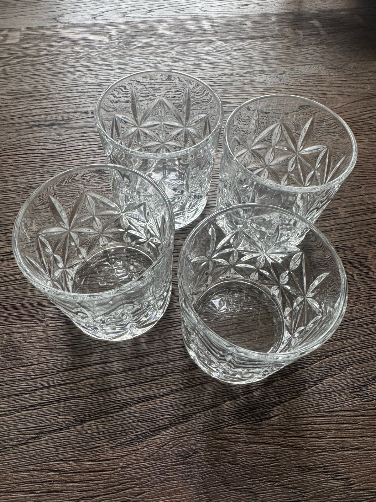 Drinkglazen 4st., Ophalen of Verzenden, Zo goed als nieuw, Overige typen