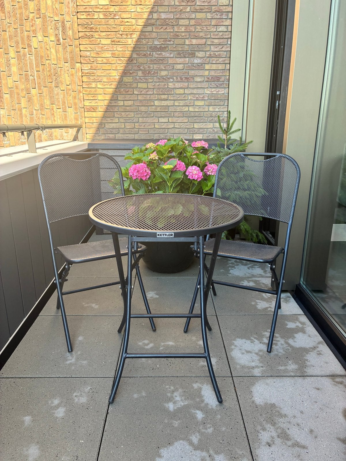 ENGARDEN by Kettler Calvia Bistro Tuinset ø 60 cm, Gebruikt, Eettafel, Aluminium, Tuinset