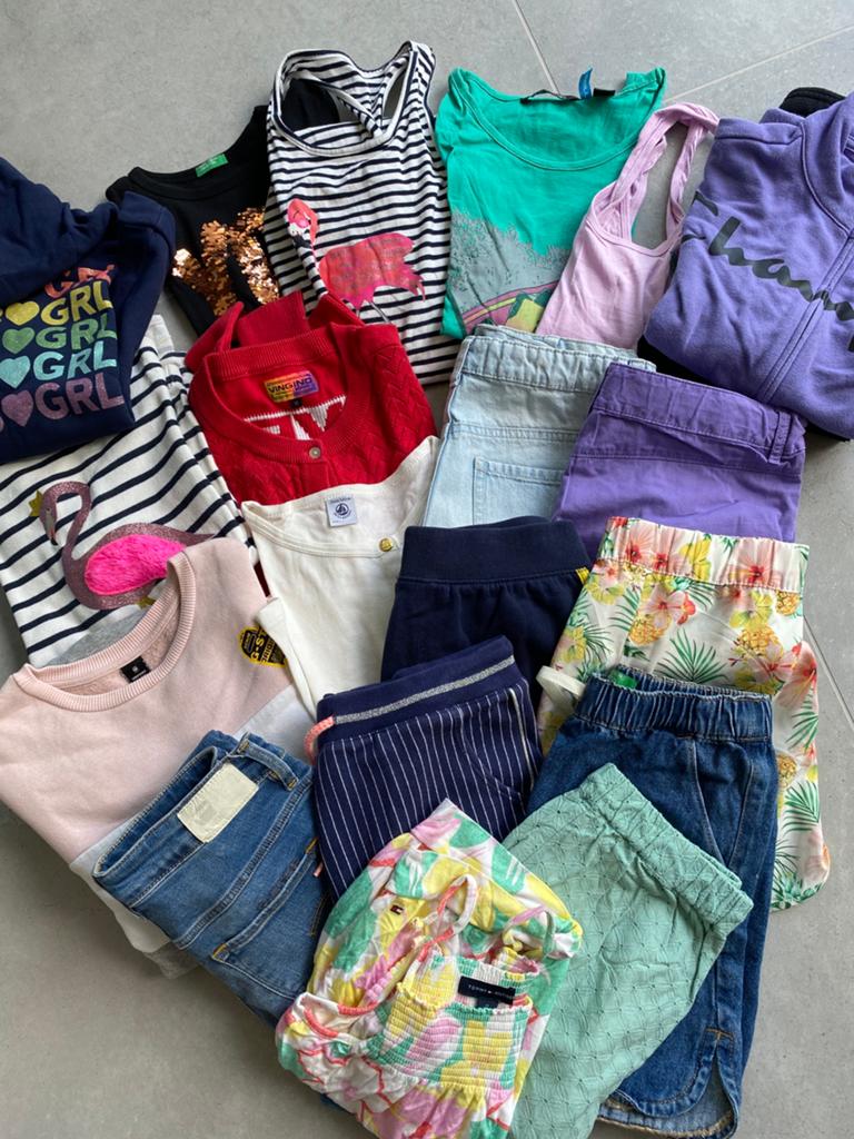 Leuk merk kleding pakket voor meisjes van 8-10 jaar, Ophalen of Verzenden, Zo goed als nieuw, Maat 140