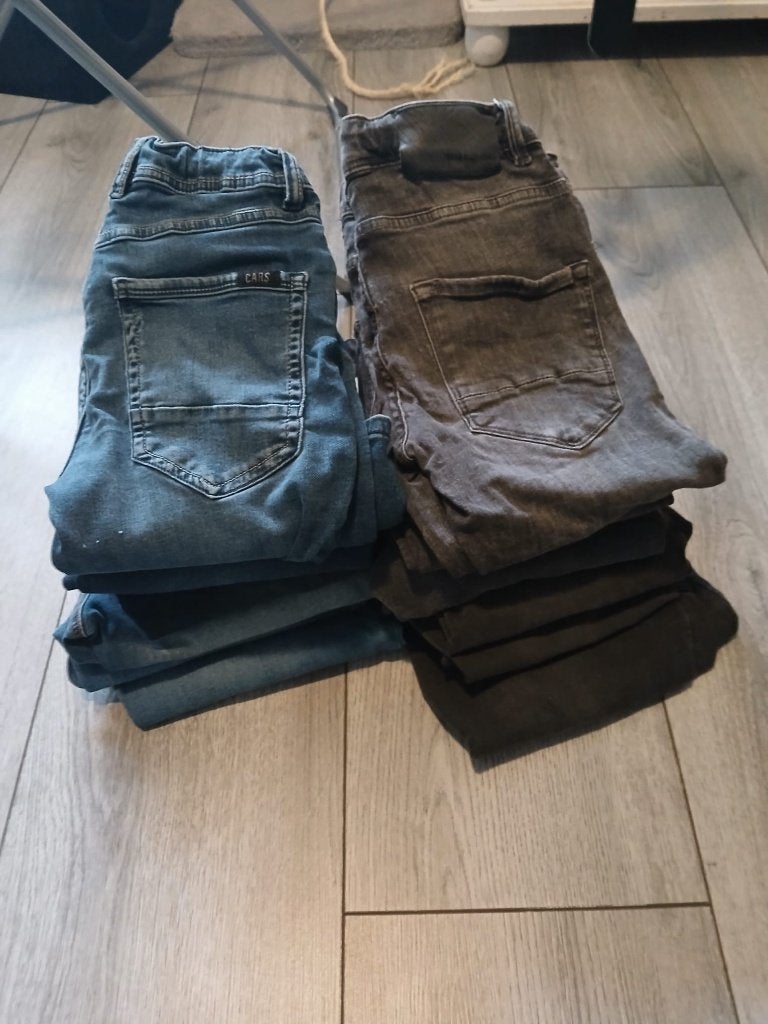 12 stuks super skinny jongens jeans maat 164, Broek, Ophalen of Verzenden, Zo goed als nieuw, Jongen