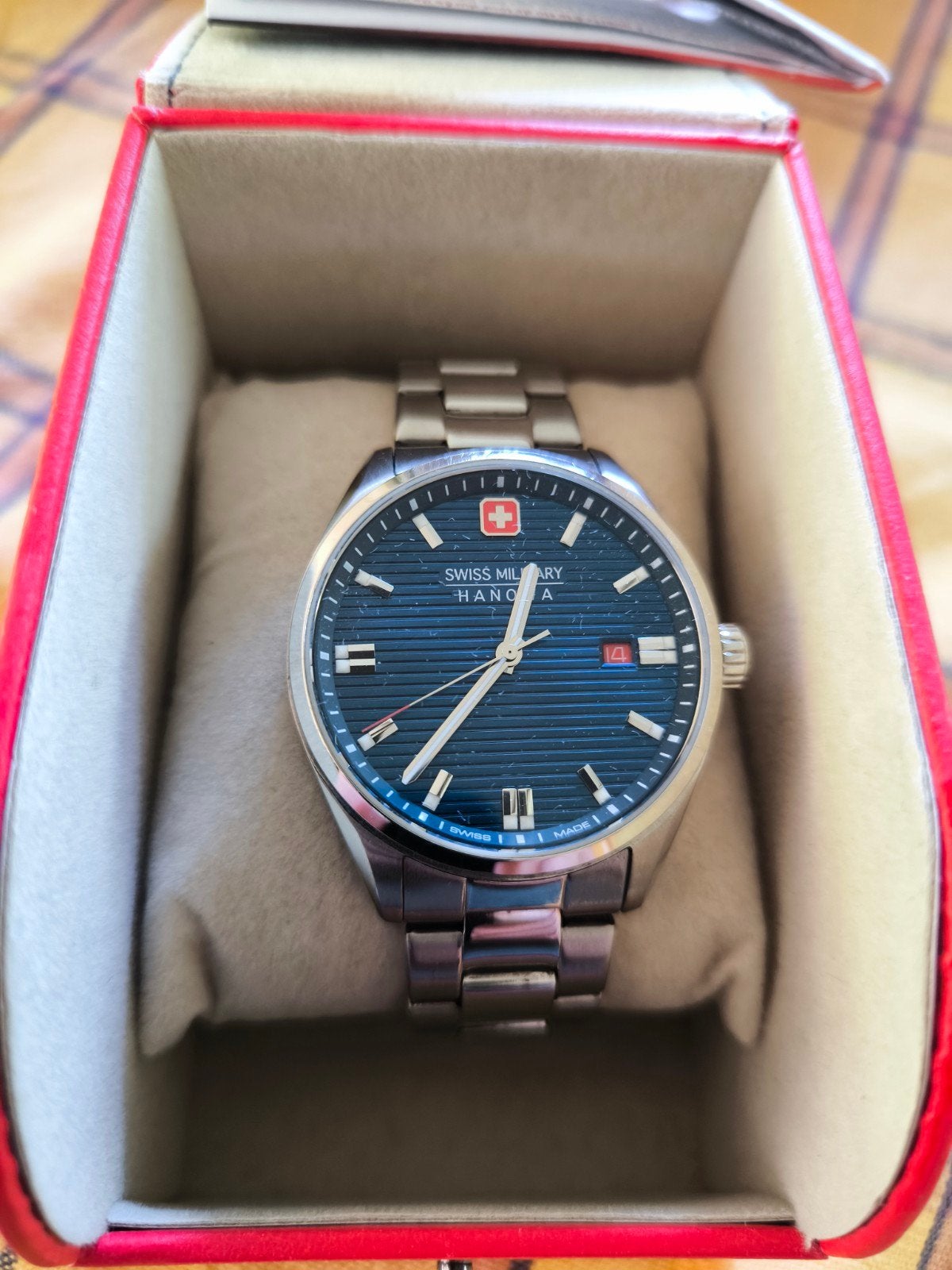 Swiss Military Hanowa Horloge - Nieuwstaat, Overige merken, Staal, Staal, Polshorloge