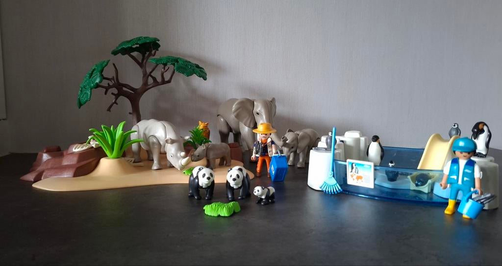 Playmobil Savanne, Pinguïnverblijf en Panda's, Kinderen en Baby's, Speelgoed | Playmobil, Ophalen, Zo goed als nieuw
